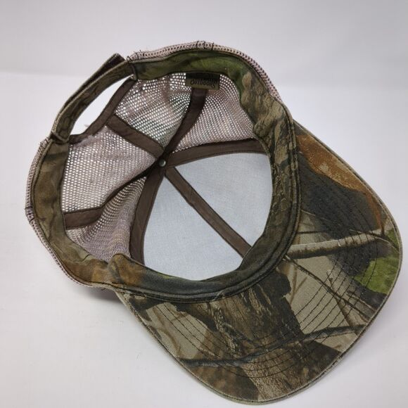 Realtree Strapback Trucker Hat Camo OS Adjustable Blank Whitewater Outdoors - Picture 6 of 9